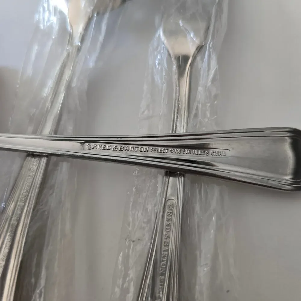 NOS Reed & Barton WOODBURY Butter Knife Sugar and Teaspoon Stainless Flatware